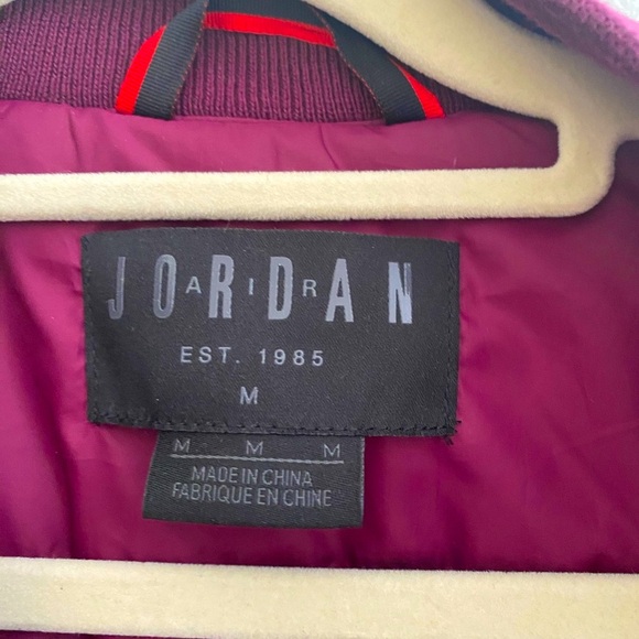 Air Jordan Burgundy Jacket - Picture 2 of 5